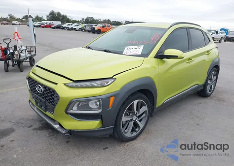 2019 Hyundai Kona Limited z USA, uszkodzony, nr VIN KM8K33A56KU328347